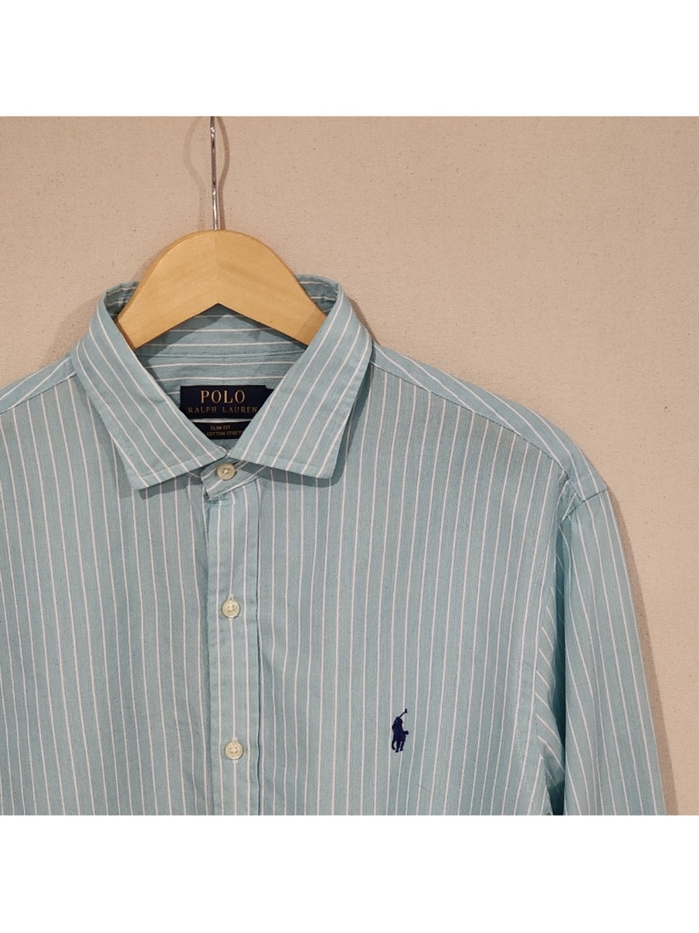 Polo Ralph Lauren 100% Cotton Stretch Button Down L